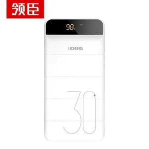 30000 mAh Fast Charging Slim Power Bank LED Display