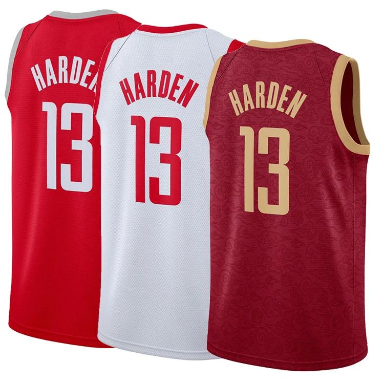 

2019 Newest Wholesale Price Embroidered Men's #13 James Harden Basketball Jersey