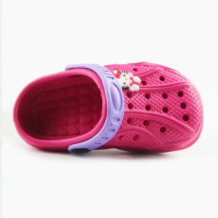 
Custom 2019 Children Sandals Cheap Clogs Girls Cartoon Flat Jelly Garden Shoes Baby Clogs 