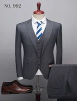 

Morili High quality Plaid Designs Lapel Men Suit Tailor Made Groom Tuxedos Wedding blazer waistcoat pants men suits MMSB20