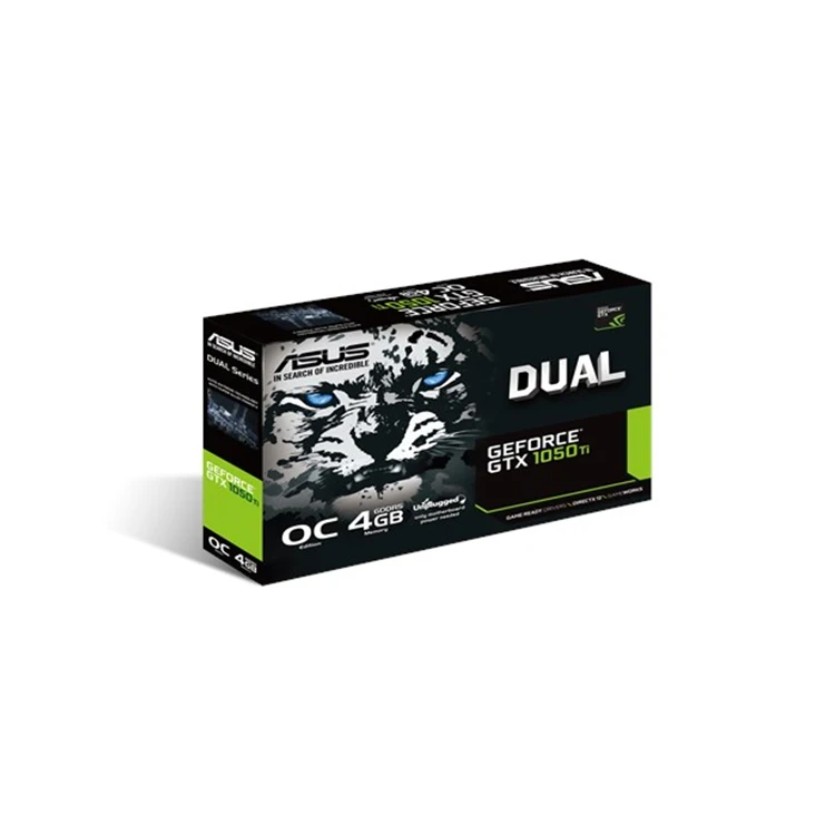 

ASUS NVIDIA DUAL GTX1050Ti O4G GDDR5 Graphics Card 128 bit Gaming Video Card