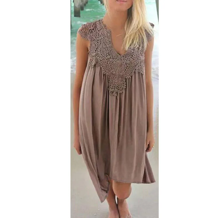 

B9 2019 Lace chiffon dress Lace dresses Summer Clothing evening dresses summer dress