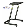 Height adjustable turbo cycle trainer desk