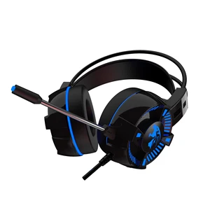 E-sports Gaming headphone 7.1 Surround stereo sound  with Mic Gaming Headset Stylish light with 3.5MM and USB Connector
