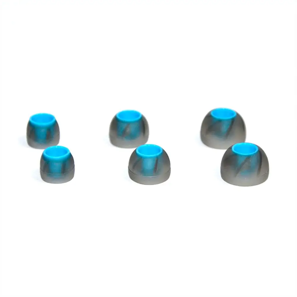 

KZ In-Ear Earcaps For Earphones Silicone Covers Cap Replacement Earbud Tips, Blue;red