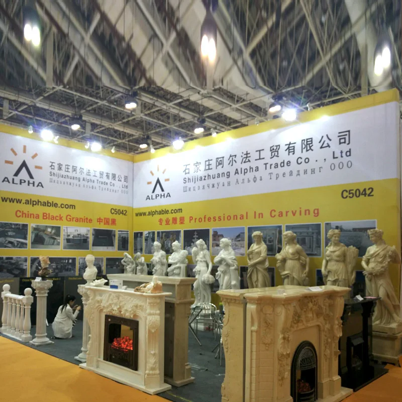 
Directly Factory Hand Carved Indoor China Marble Fireplace 