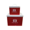 Home Use Metal Storage Canister Metal First Aid box/ Square Container Metal Sundries Holder