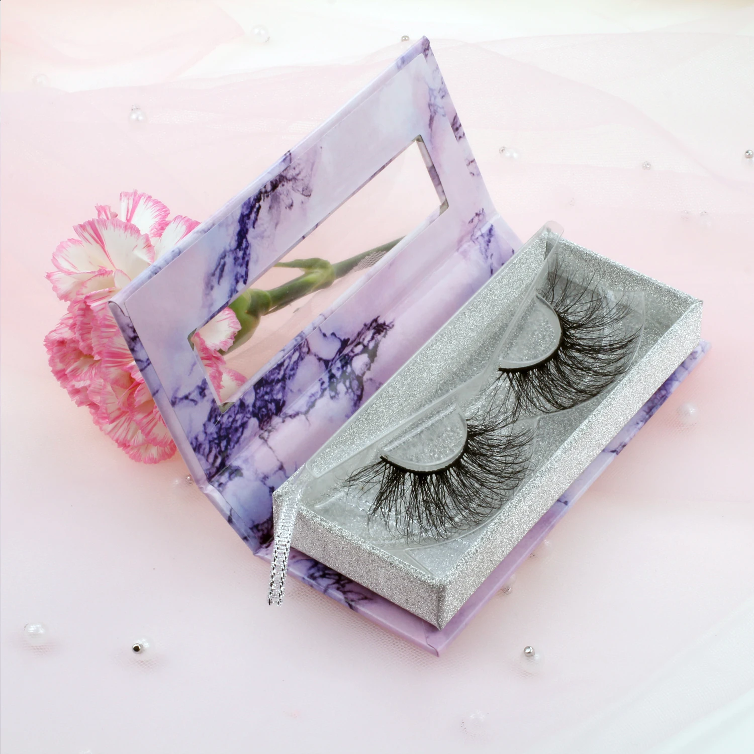 

Makeup False eyelashes Wholesale 3d Mink Eyelashes Vendors Hot Mink Lashes With Custom Eyelash Box, Natural black