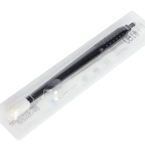 

Hot Selling Black Nano Disposable Microblading Pen 0.16MM 18U Shape with Blister Package, White, black