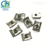 Spring steel U Clip Nut Stock Available for self tapping screw thread