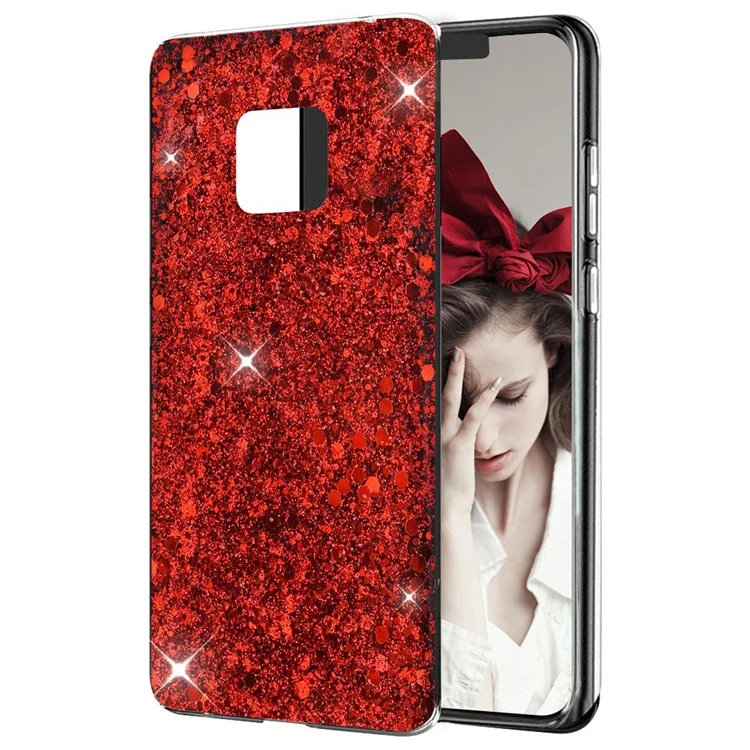 

OEM accept gold bling phone case for huawei MATE 20 cover, Gold/pink/blue/red/green/purple/silver