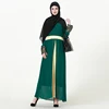 3 multi colors Split elegant muslim dresses arrival ladies's abaya