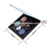 

200 colors Private logo 36mm 37mm matte shimmer glitter single eyeshadow pans custom package box