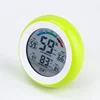 KH-TH023 Touch Screen Mini LCD Digital Round Temperature Humidity Display
