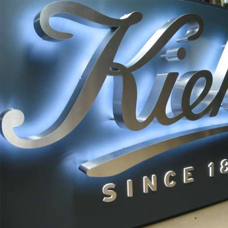 
factory direct custom 3D LED signage logo backlit for outdoor showing advertising 