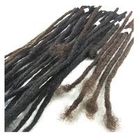 

[50% OFF] [HOHO DREADS] Factory direct 10"/0.6cm black faux locs afro kinky synthetic hair crochet dreadlocks extensions