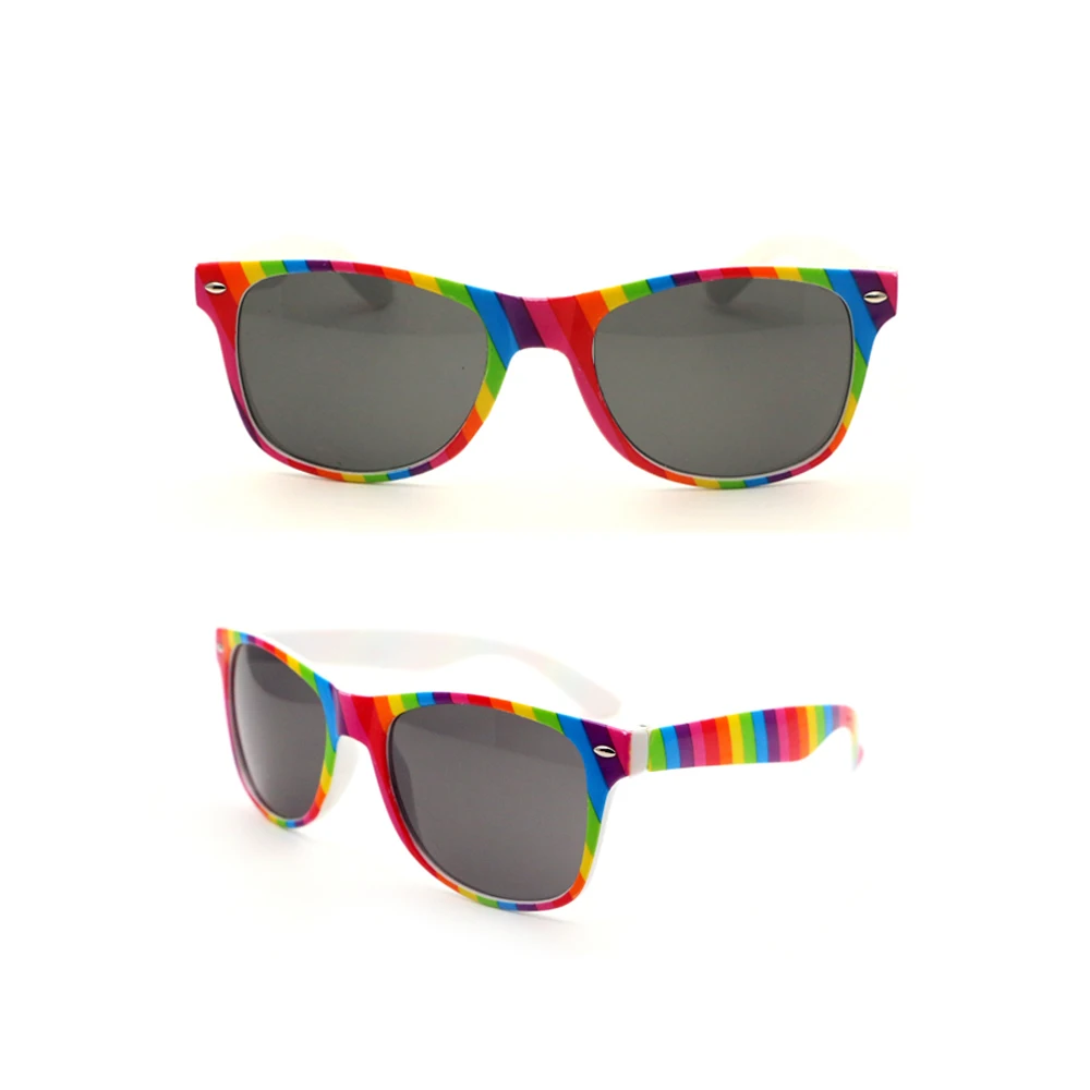 

custom fashionable brand sunglasses rainbow sunglasses