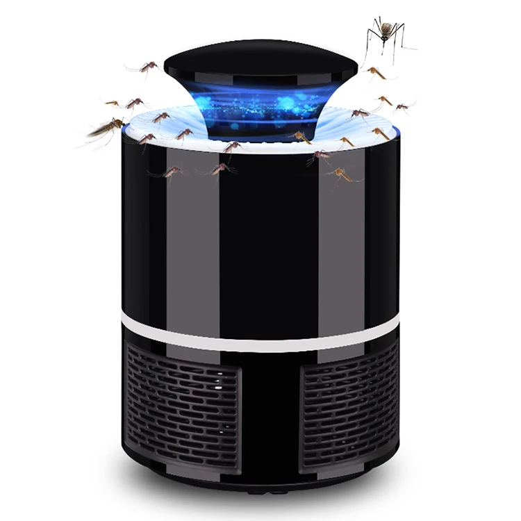 Electric USB power strong fan with mosquito lure trap lamp