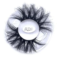 

Factory wholesale long mink lashes 100% cruelty free 25mm eyelashes