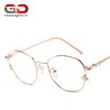 2019 Metal Polygonal Glasses Frames Small Bee Flat Lens Eyeglass Frame The Kickoff Can Be Matched With Myopic Glasses