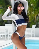 

ZY3889 Wholesale Hot Sales Women Sexy High Cut Long Sleeve Swimwear Bikini