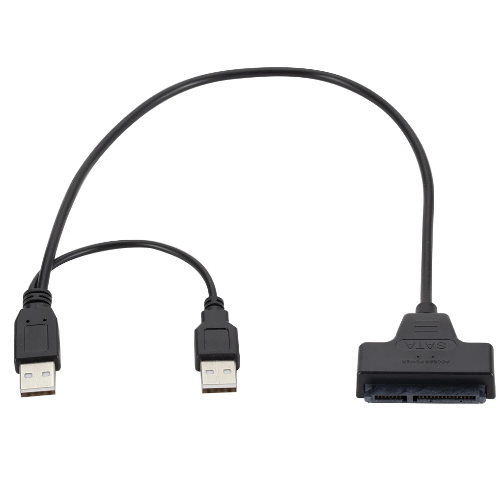 

Hight quality usb to sata adapter HDD SATA 7+15 Pin 22Pin to USB 2.0 Adapter Cable for 2.5" Laptop Hard Drive Disk