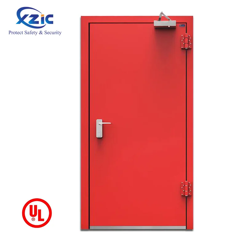 
High safety level fire proof steel doors ul fire rated door 