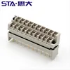 PLC Double Row Pluggable Terminal Block16 32 48 64 point 7.62mm connector