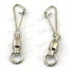fishing accessories stainless snap bearing fishing swivel , swivel fishing