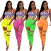 2019 Hot Ladies Jean Pencil Trousers Denim High Waist Hole Candy Pants Women