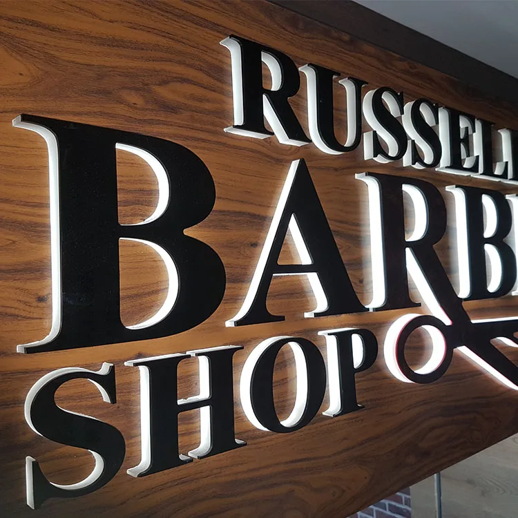 
factory direct custom 3D LED signage logo backlit for outdoor showing advertising 