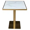 Modern marble top coffee table home decor coffee shop table top custom cut marble table top