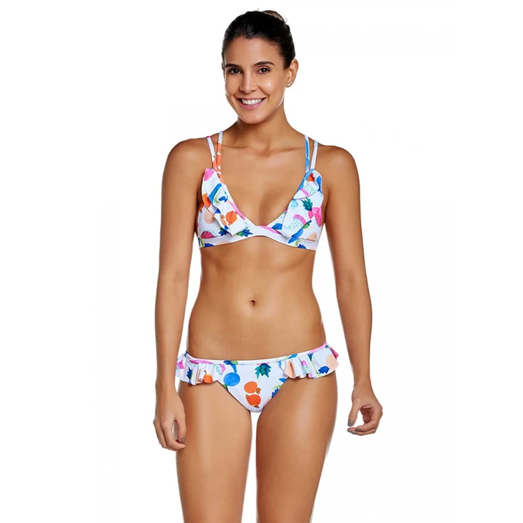

Wholesale swimwear two piece swimsuit women bikini in stock