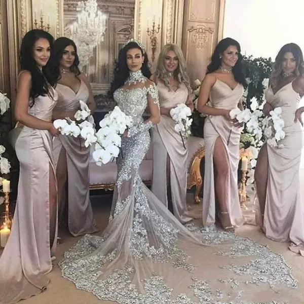 arabic mermaid wedding dresses