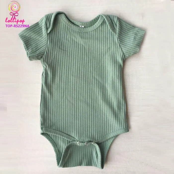 ribbed baby grow