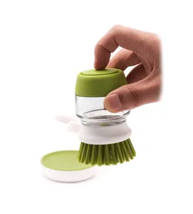 Image of Factory Selling New Automatic Dosing Soap Liquid Cleaning Dishwashing Pot Tableware Brush
