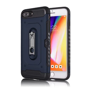Defender Case iPhone 7 8 Plus Rotating Metal Kickstand