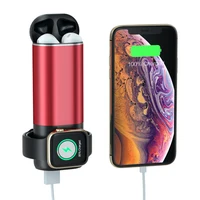 

2019 New arrival power bank wireless charger for airpods for apple watch 3 in 1 wireless charger station