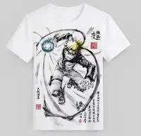 

ecowalson Naruto Akatsuki Cloud T shirt Sasuke Itachi Madara Anime Cosplay White Top Mens