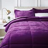 Hot sell product fashion velvet bedding set,high density microfiber comforter set