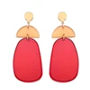 2019 Fashion Jewelry Acetate Wholesale Large Drop Statement Geometric Custom Resin Acrylic Earrings