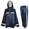 Factory lowest price Polyester PVC Coated Raincoat Suit Highly Reflective ( Raincoat , Rian poncho , Rain cover)