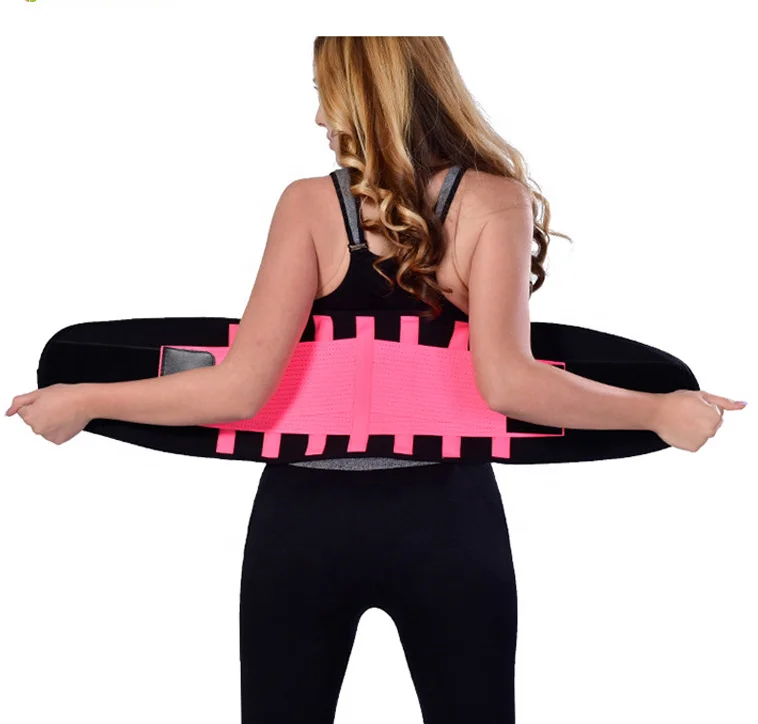 Back waist support adjustable waist trainers belt lumbar support belt waist fitness and elastic
