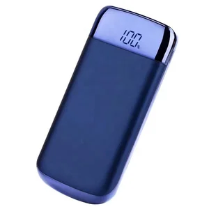 Slim 10000mAh Portable Power Bank LCD Display