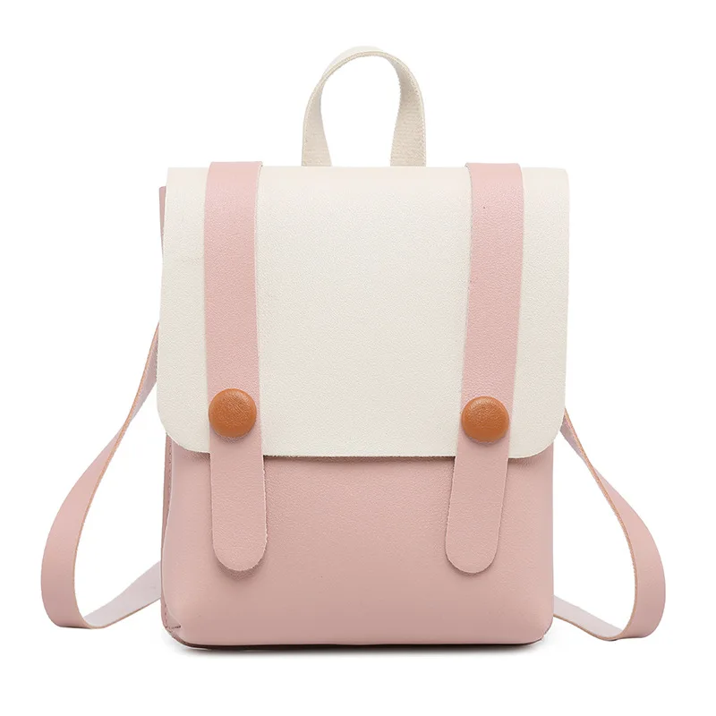 

Multifunctional Small Bag PU Leather Mini Backpack Women Messenger Bag