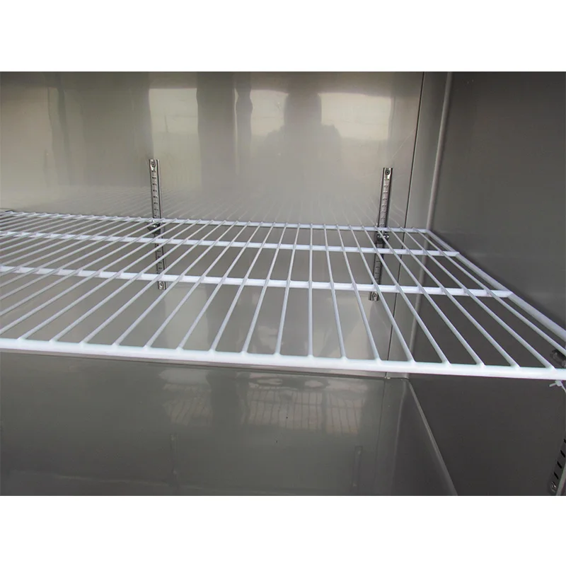 
Commercial vegetable Refrigerator 4 Doors Stainless Steel freezer for seafood & meat 