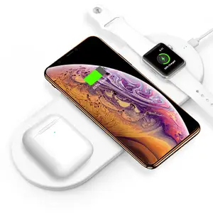 3 in 1 Fast Charging Pad for AirPods Apple Watch and iPhone XR XS MAX