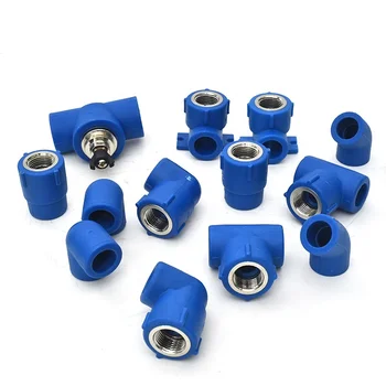 Ppr Ifan Wholesale Blue Ppr Pipe Fitting Blue Color Ppr Pipe Coupling 