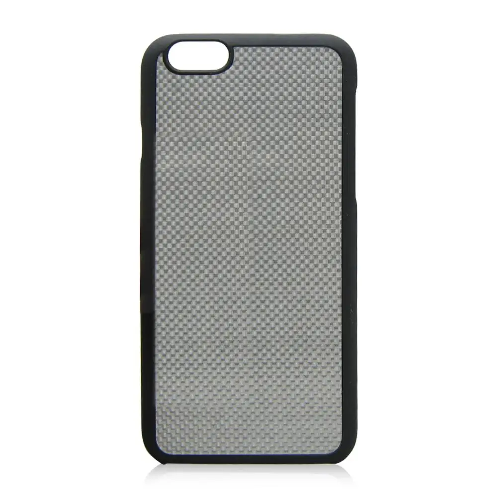 

Silver Carbon Fiber PC Phone Case for iPhone 6 4.7inch, Black