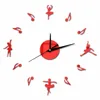 2019 New Style 12Inch Acrylic Musical Dancing Girl DIY Wall Clock For Girls Gift